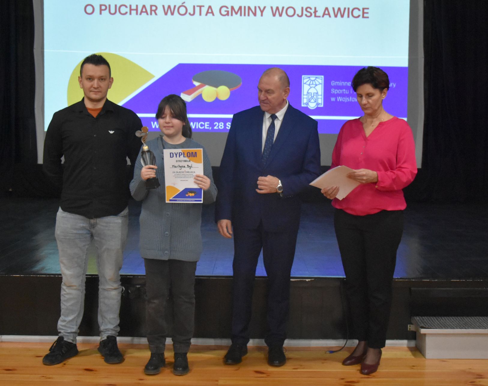 Turniej Tenisa Stołowego o Puchar Wójta Gminy Wojsławice